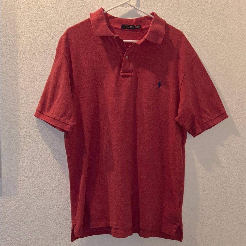 Polo by Ralph Lauren Men's Classic Faded Red Polo Shirt